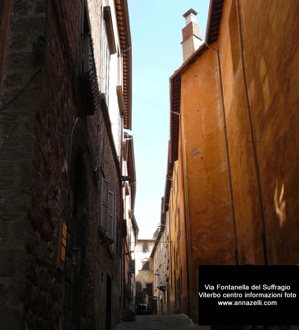 via fontanella del suffragio viterbo centro info e foto anna zelli