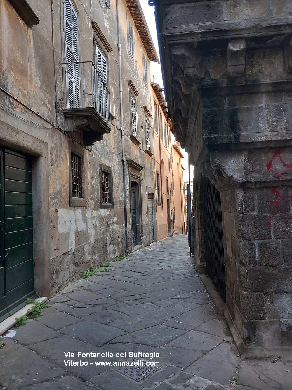 via fontanella del suffragio viterbo info e foto anna zelli