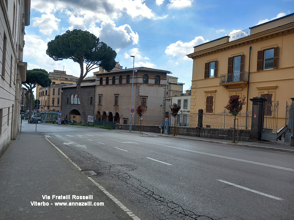 via fratelli rosselli viterbo info e foto anna zelli