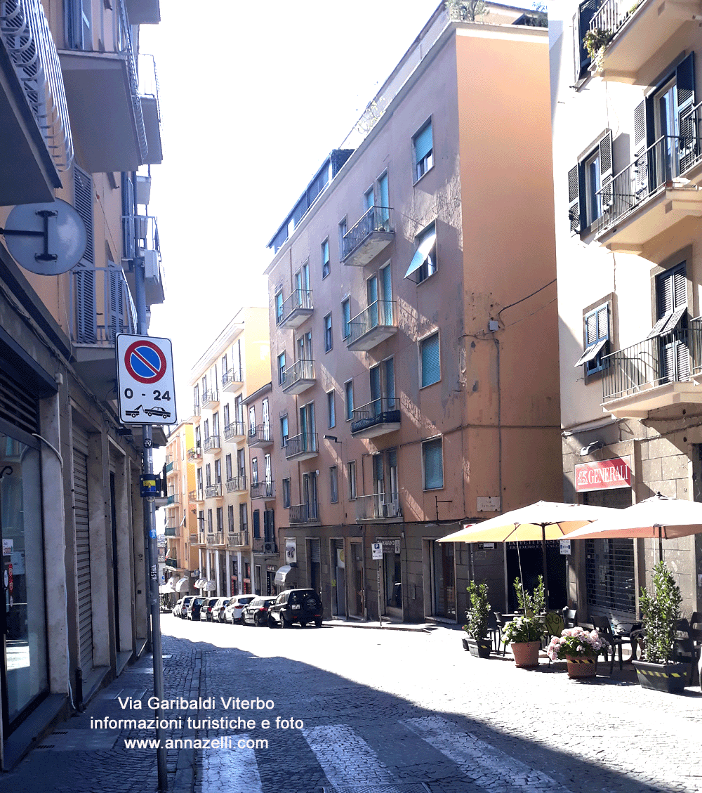 via garibaldi viterbo centro storico info e foto anna zelli