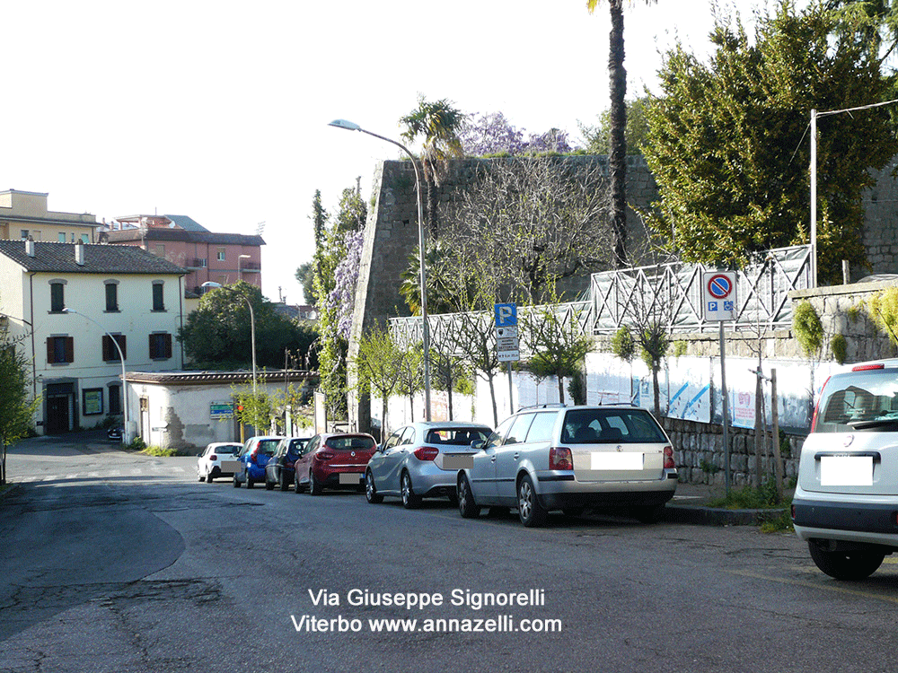 via giuseppe signorelli viterbo centro storico info e foto anna zelli