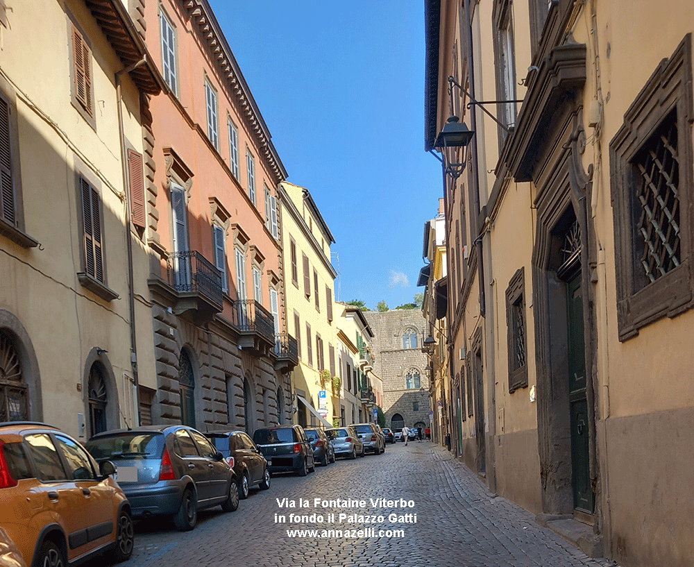 via la fontaine viterbo centro storico info e foto anna zelli