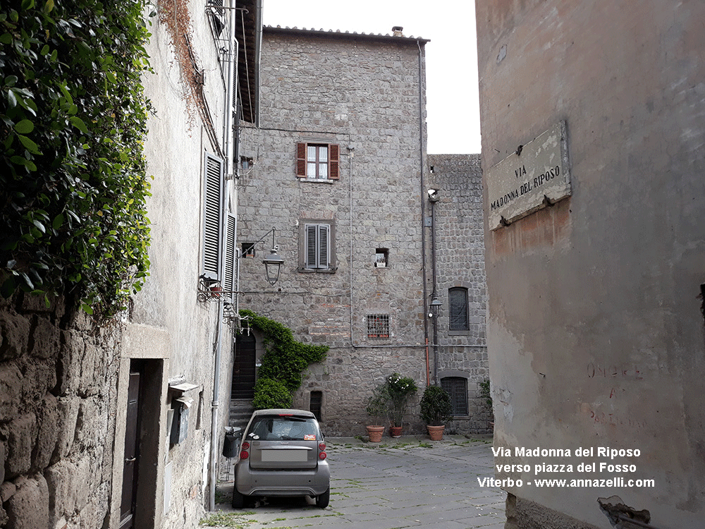 via madonna del riposo viterbo centro storico info e foto anna zelli