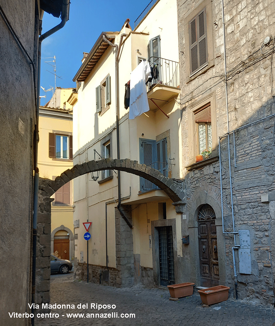 via madonna del riposo viterbo centro storico info e foto anna zelli