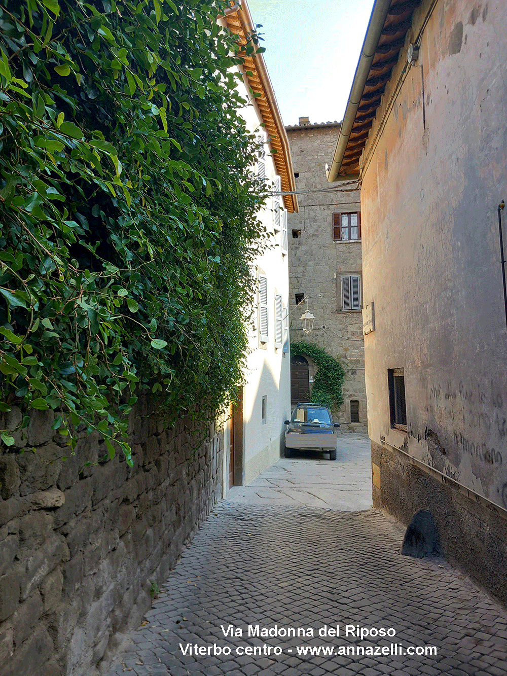 via madonna del riposo viterbo centro storico info e foto anna zelli