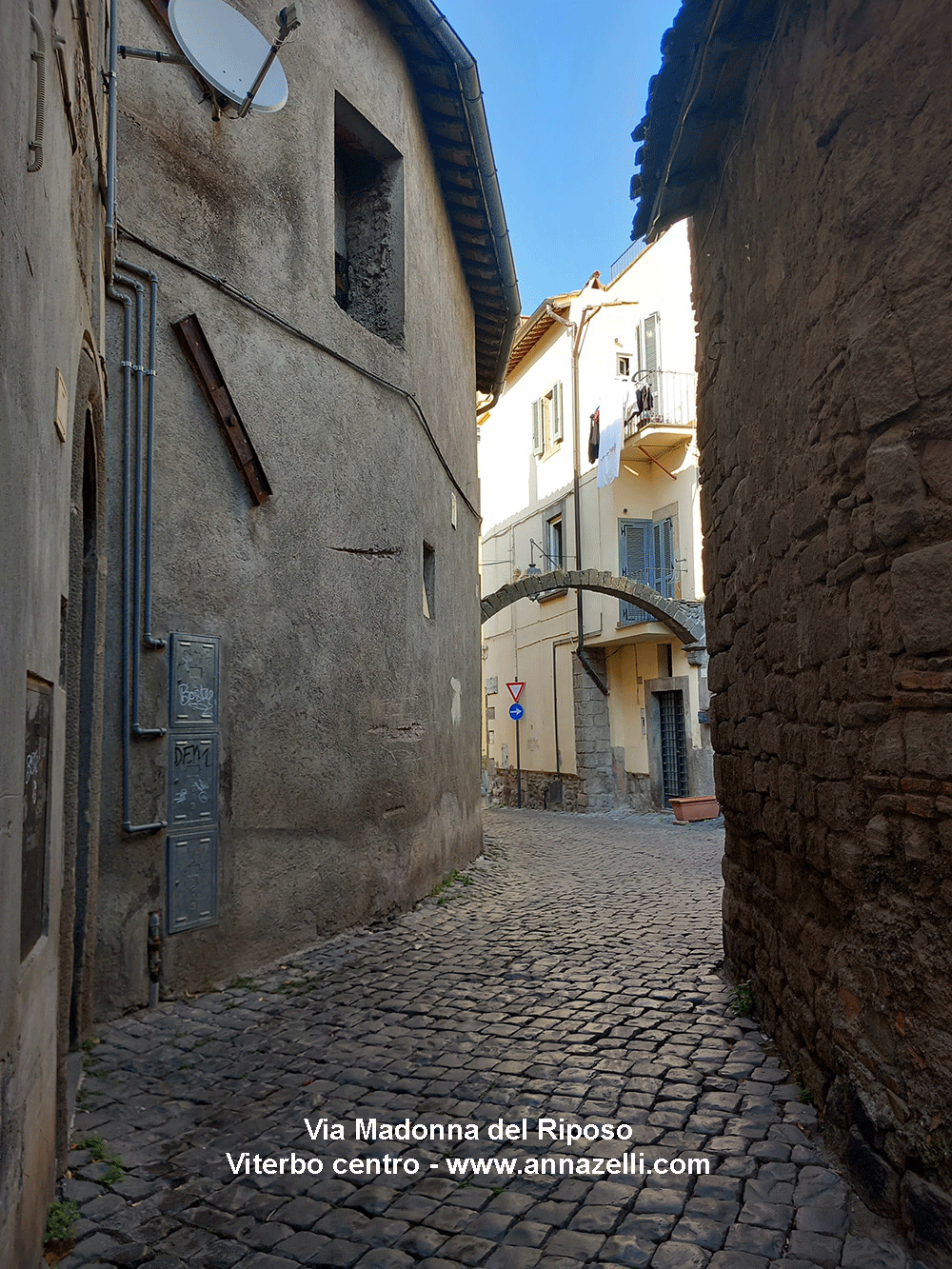 via madonna del riposo viterbo centro storico info e foto anna zelli