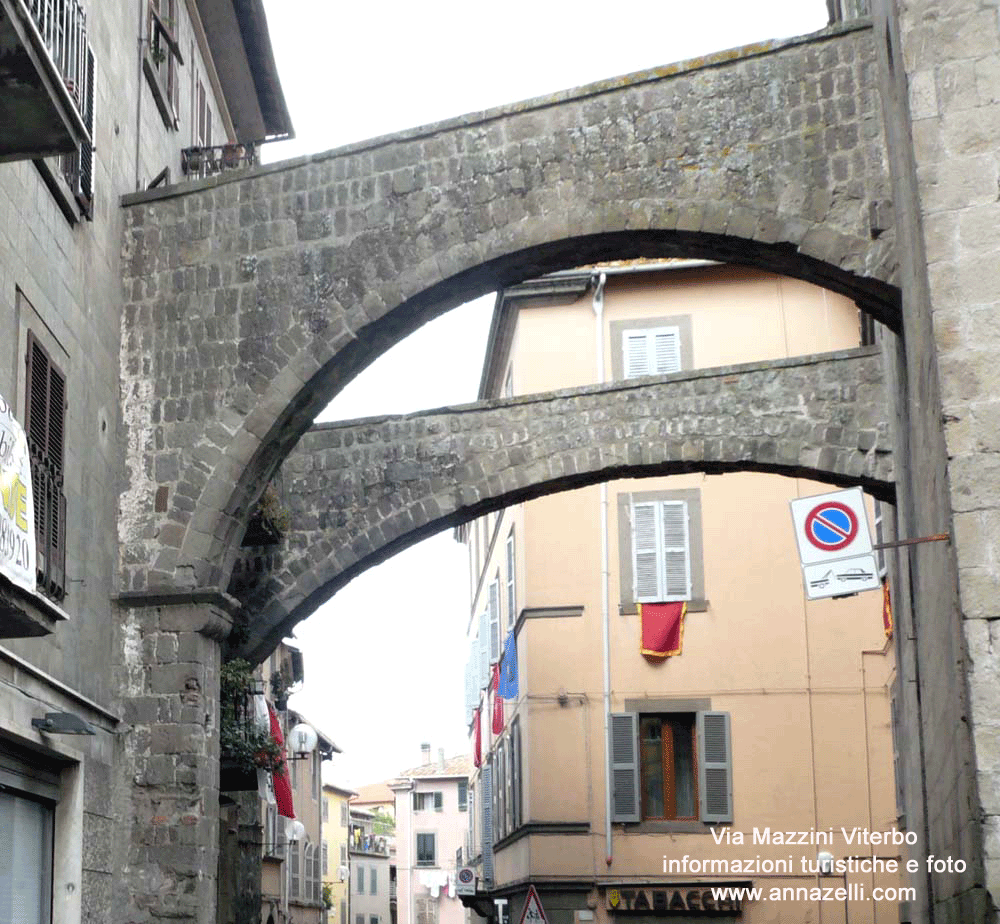 via mazzini viterbo centro storico info e foto anna zelli