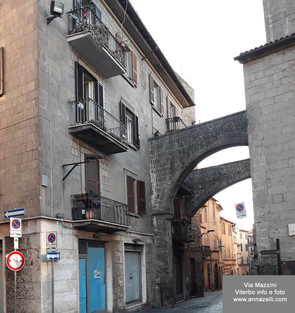 via mazzini viterbo centro storico informazioni e foto anna zelli