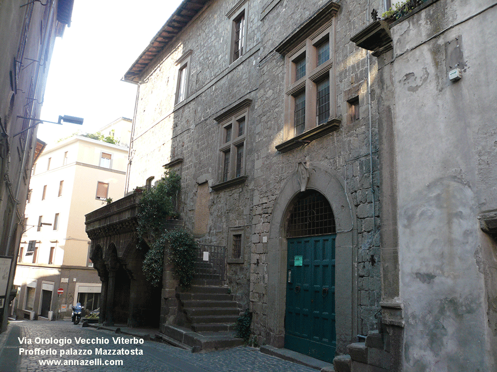 via orologio vecchio viterbo centro storico info e foto anna zelli