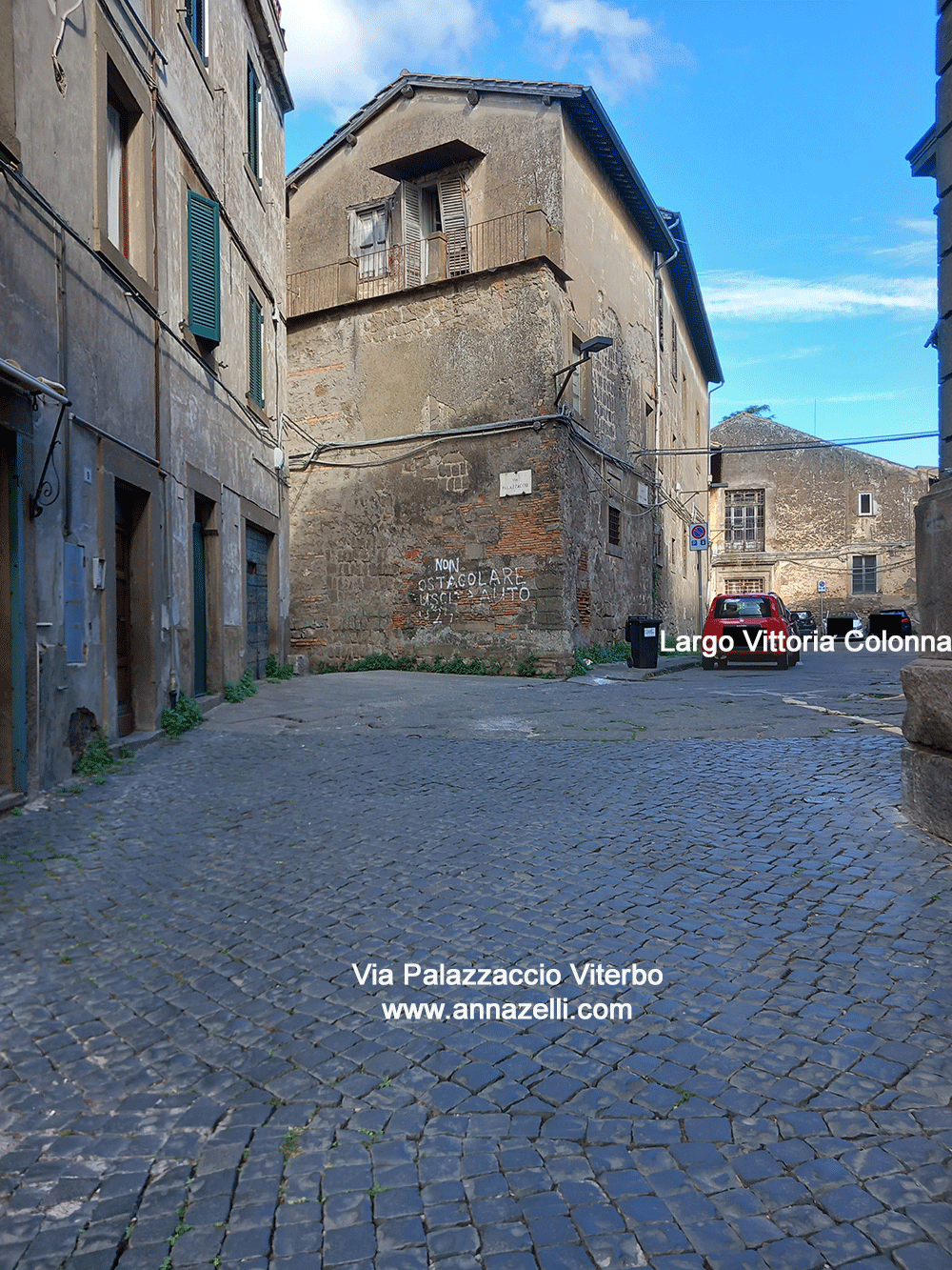 via palazzaccio viterbo centro storico info foto anna zelli