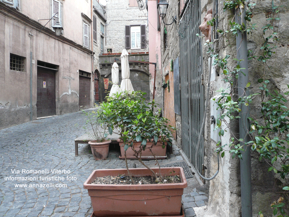 via romanelli viterbo centro storico foto info 2