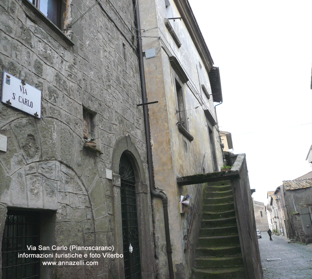 via san carlo pianoscarano viterbo centro info e foto anna zelli