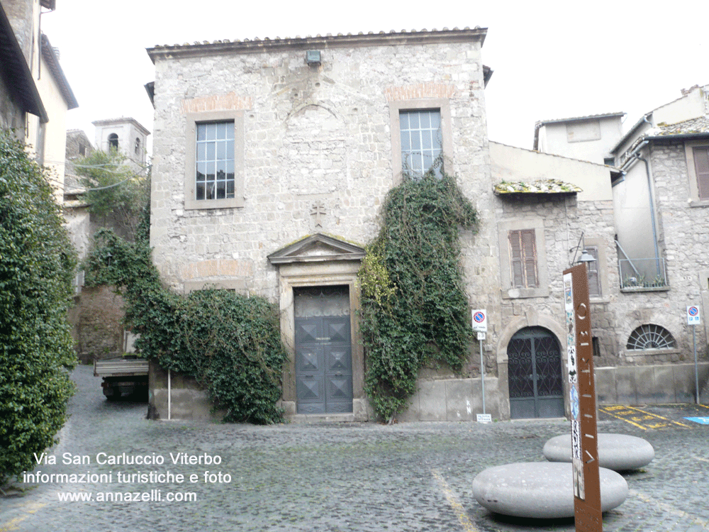 via san carluccio viterbo informazioni e foto anna zelli