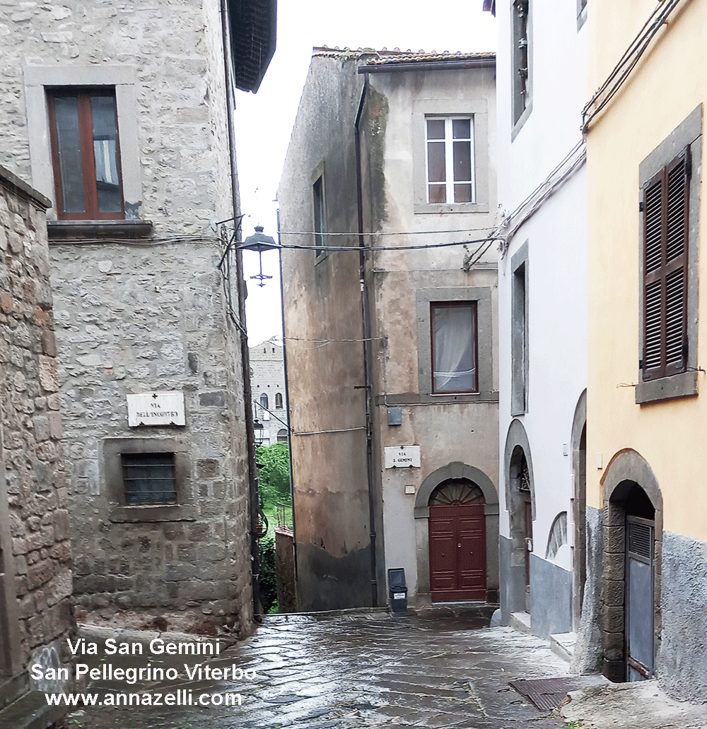 via san gemini viterbo san pellegrino centro storico info foto anna zelli