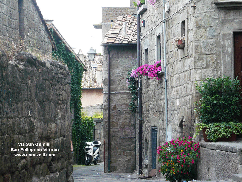 via san gemini viterbo san pellegrino centro storico info foto anna zelli