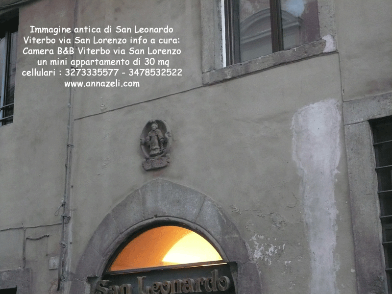 viterbo via san lorenzo immagine antica san leonardo