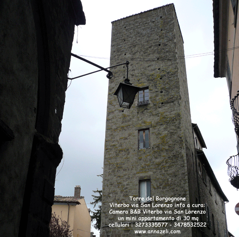 viterbo via san lorenzo torre del borgognone (2)