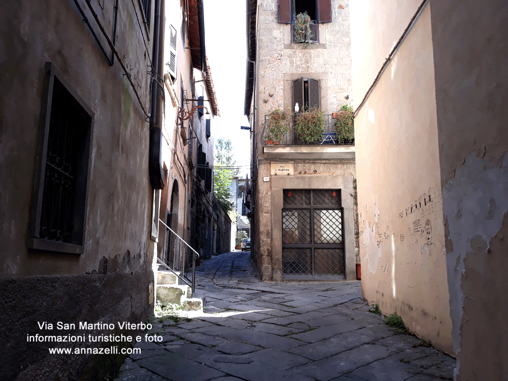 via san martino viterbo centro storico info e foto anna zelli