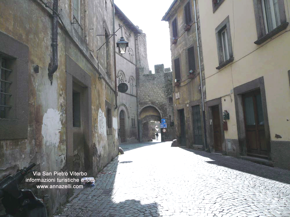 via san pietro viterbo informazioni e foto anna zelli