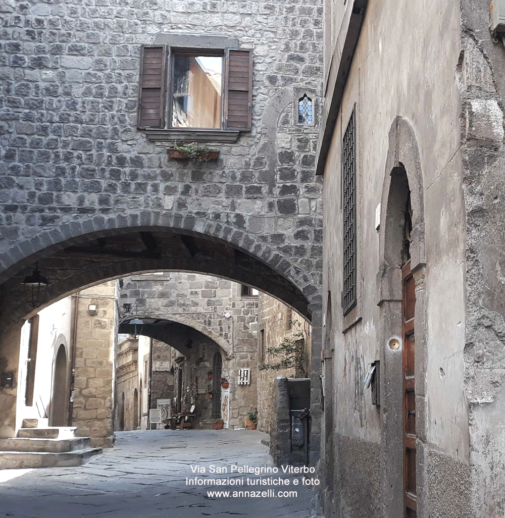 via san pellegrino viterbo centro storico medioevale info e foto anna zelli