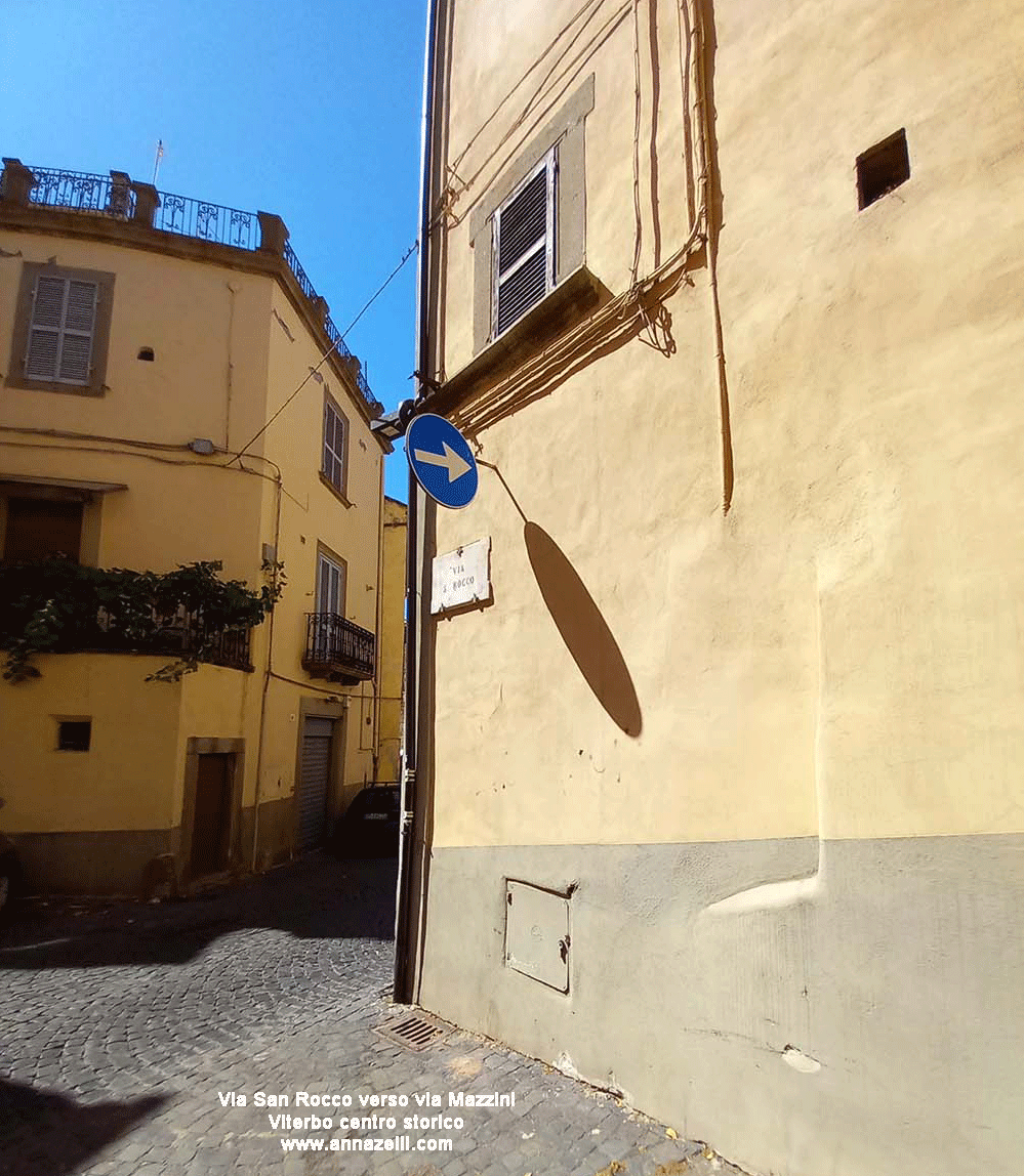 via san rocco viterbo centro storico info e foto anna zelli