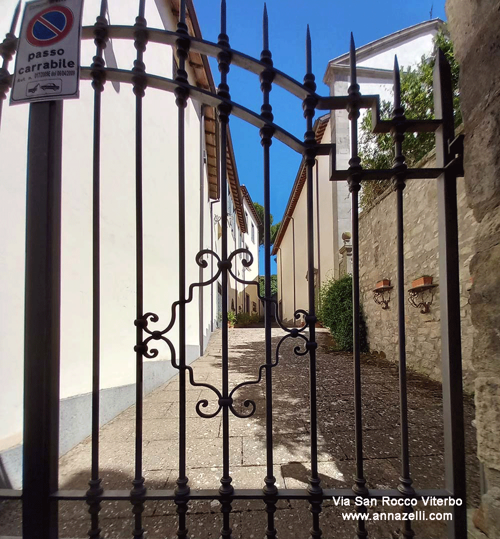 secondo ingresso ex chiesa san rocco via san rocco viterbo info foto anna zelli