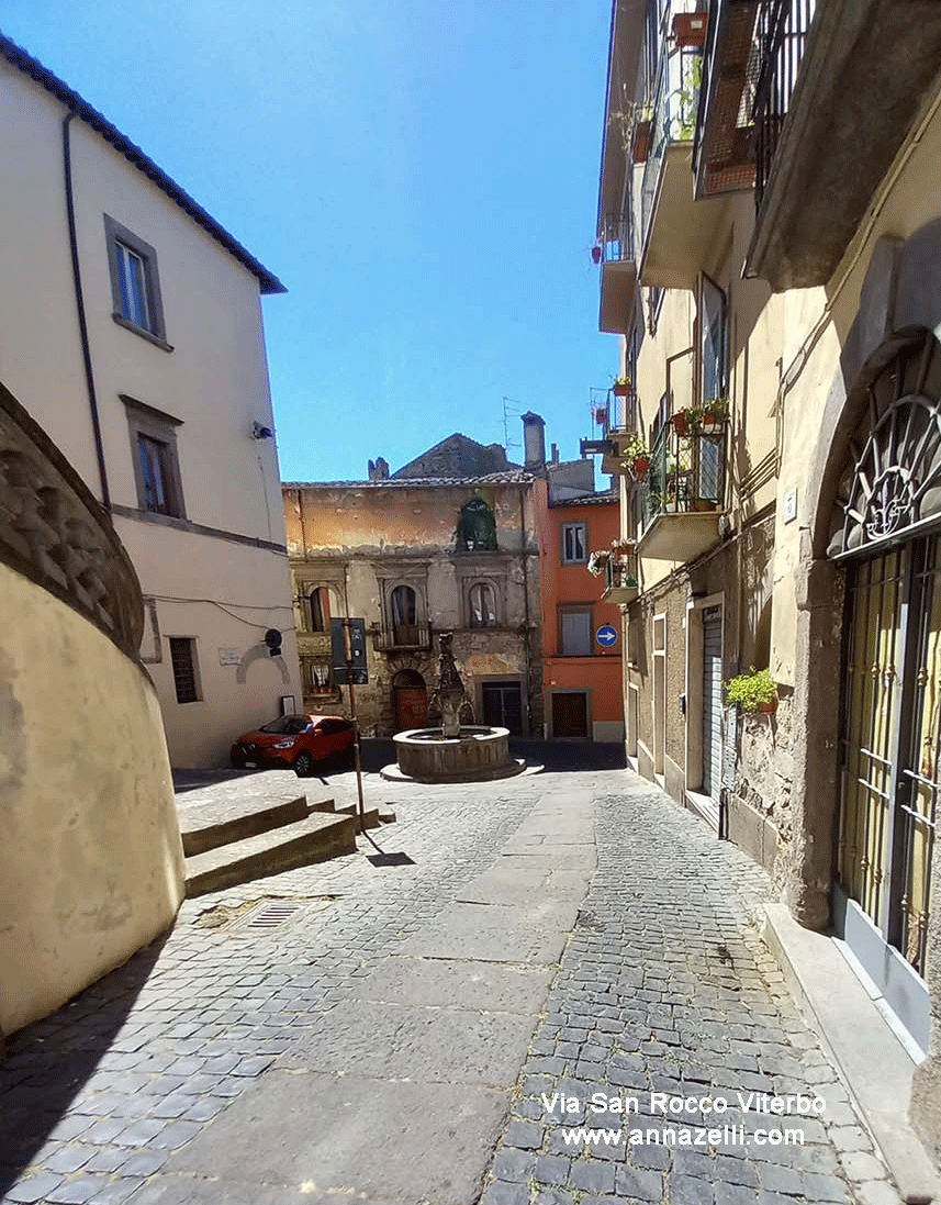 via san rocco viterbo centro storico info e foto anna zelli