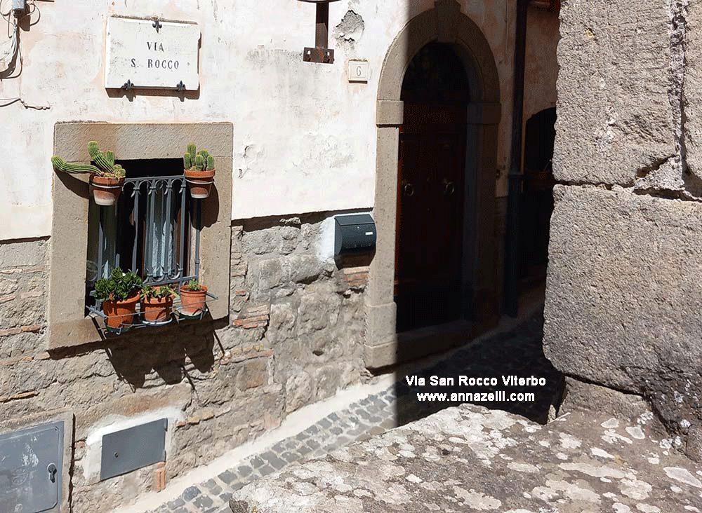 via san rocco viterbo centro storico info e foto anna zelli