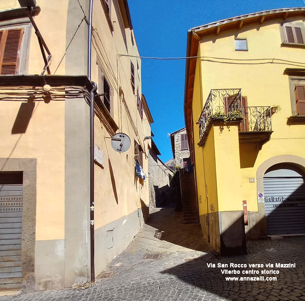 via san rocco viterbo centro storico info e foto anna zelli