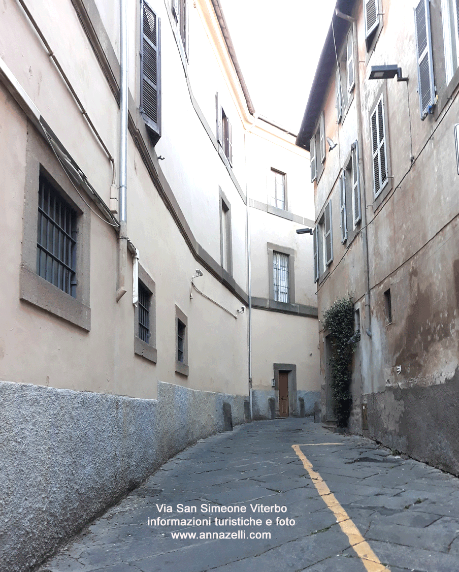 via san simeone viterbo info e foto anna zelli