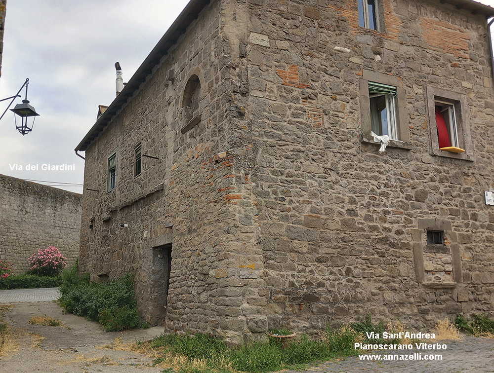 via sant'andreae via dei giardini pianoscarano viterbo info e foto anna zelli