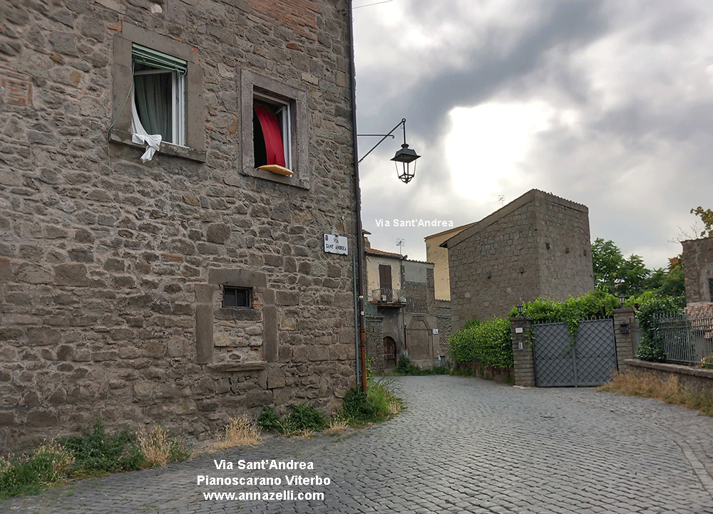 via sant'andrea pianoscarano viterbo info e foto anna zelli