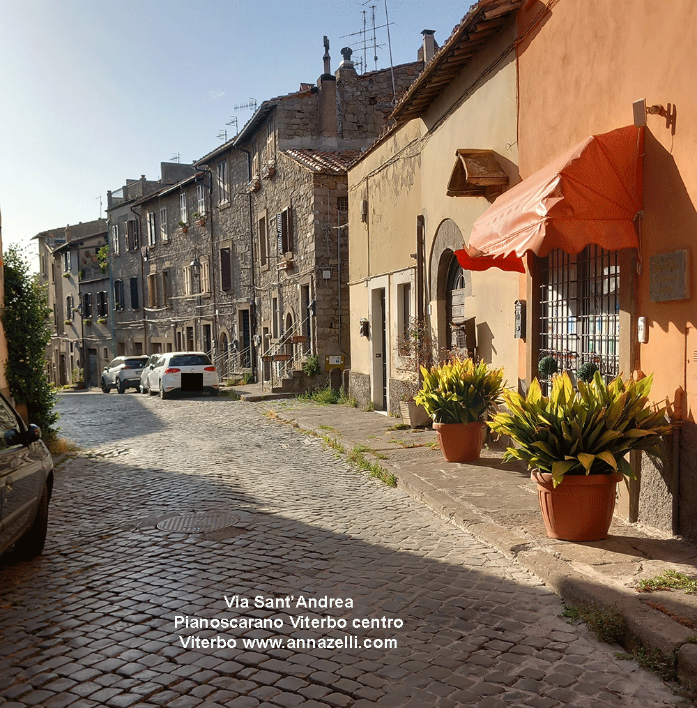 via sant'andrea pianoscarano viterbo info e foto anna zelli