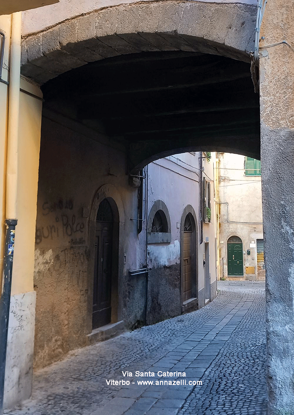 via santa caterina viterbo centro storico info e foto anna zelli