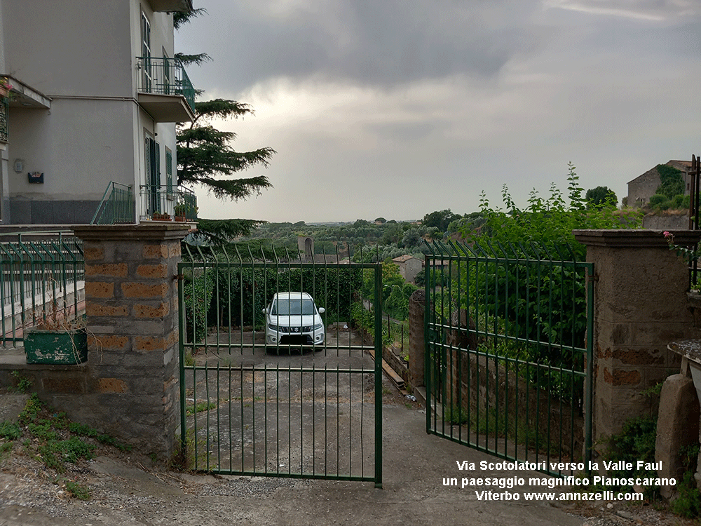 via scotolatori vista valle faul pianoscarano viterbo centro storico info e foto anna zelli