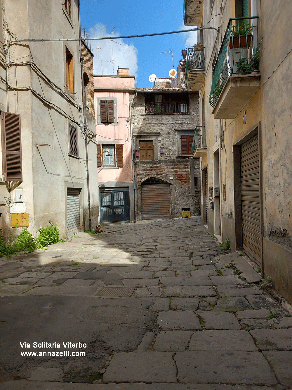 via solitaria viterbo centro storico info e foto anna zelli