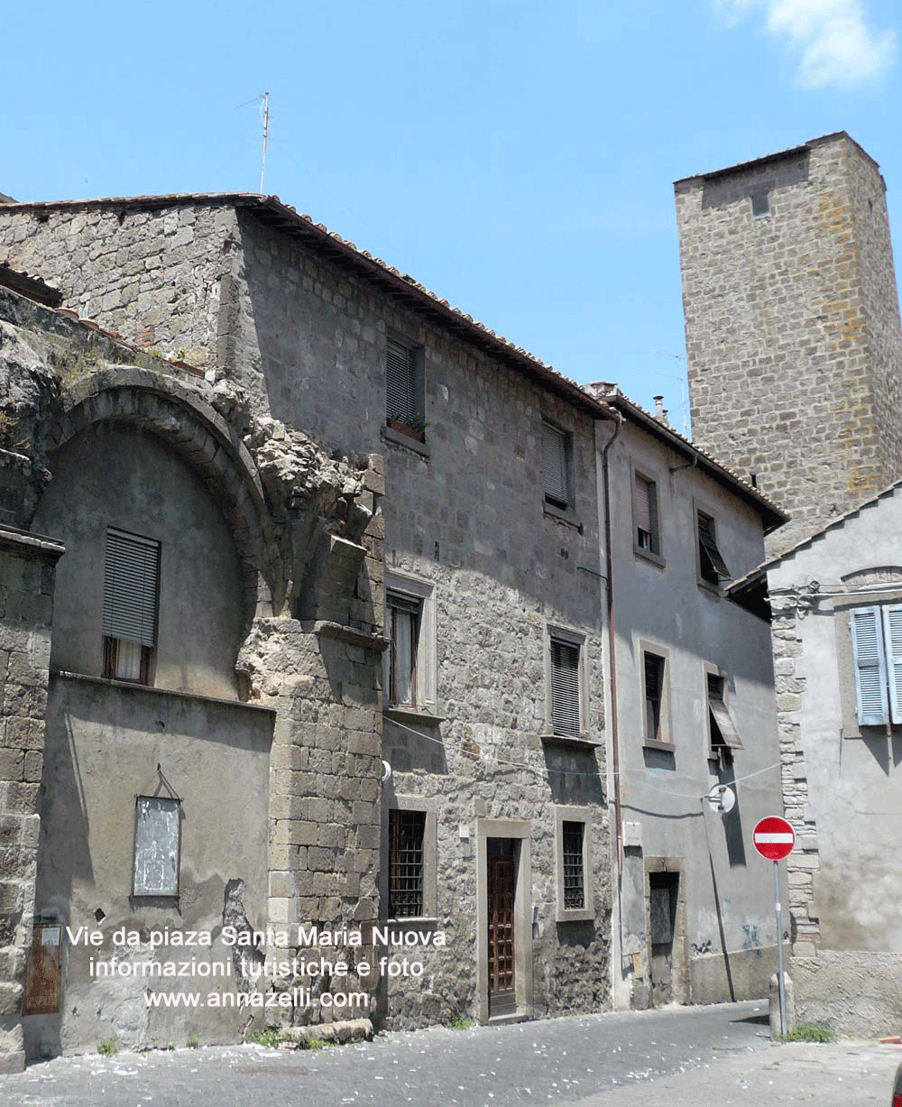 vie da piazza santa maria nuova viterbo centro storico info e foto anna zelli