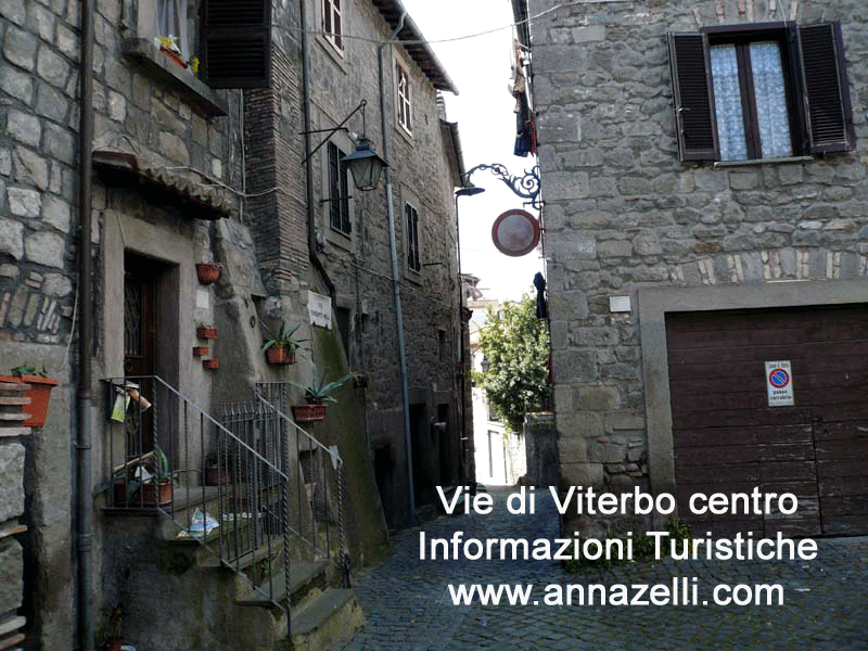 vie del centro storico di viterbo