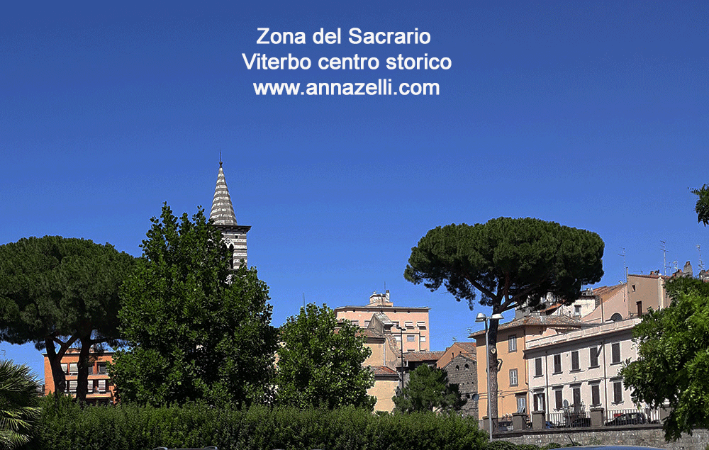 zona del sacrario detta piazza del sacrario viterbo centro storico info e foto anna zelli