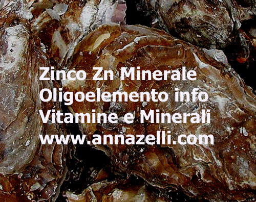 ZINCO ZN MINERALE TRACCIA OLIGOELEMENTO, ERBORISTERIA