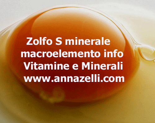 ZOLFO S MINERALE MACROELEMENTO,ERBORISTERIA